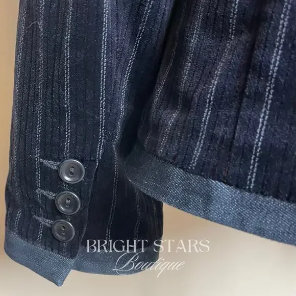 Extremely Rare Velvet Blazer ASO Rosalie Hale Twilight Promotional Images Blue - Picture 12 of 12